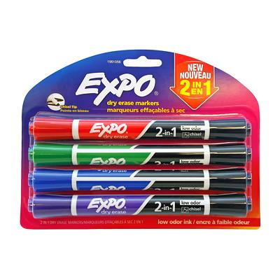071641106703 Marker, Expo Twin Tip Chisel Dry Erase