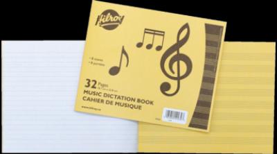 29030 Notebook,  Hilroy Music Dictation