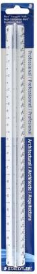 56189-10BK Ruler, Staed 12" Flat Scal Architect