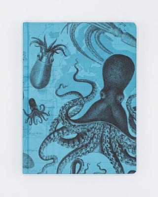 68238495005 Notebook, Cephalopods Hardcover Lined/Grid