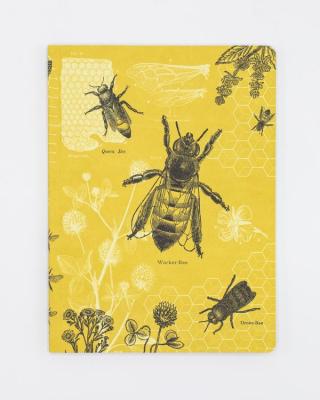 682384956403 Notebook, Bees Softcover Liined