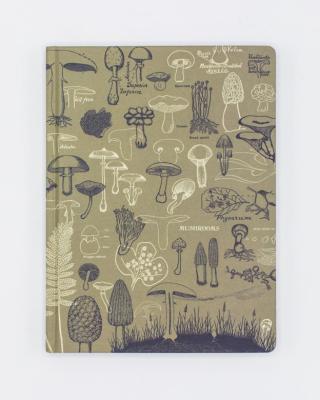 742042868476 Notebook, Mushrooms Dot Grid Hardcover