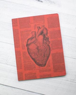 88880032221 Notebook, Heart Softcover Ruled