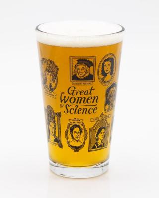 88880032228 Glass,  Great Women Of Science 16oz