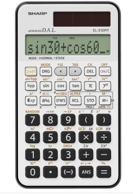 EL510 Calculator, Sharp El-510Rtb Scientific