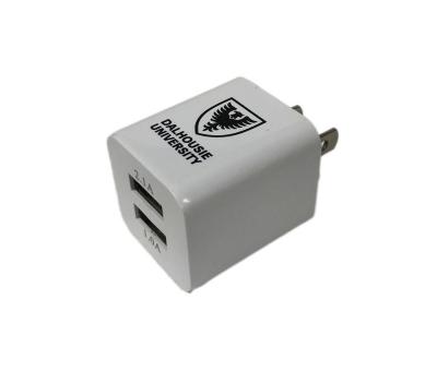 WC02-DAL Charger, Dal White 2 Port Usb Wall Charger