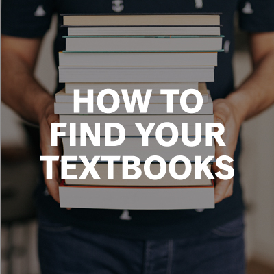 How to find your textbooks