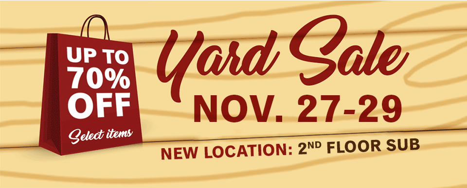 Dal Bookstore Yard Sale | November 28-30 | Up to 70% OFF select brand new stock!