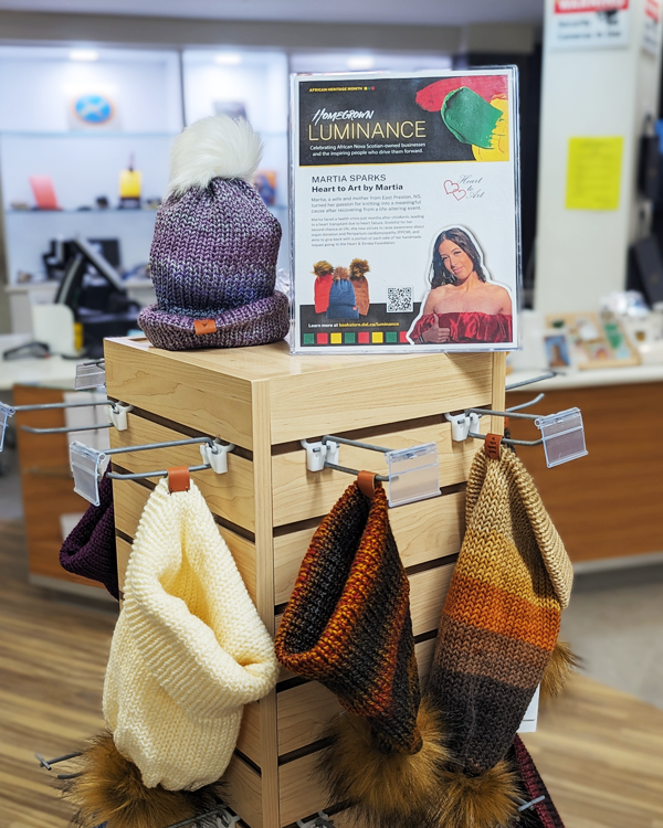 Shop Heart to Art by Martha at the Dalhousie Bookstore in Halifax