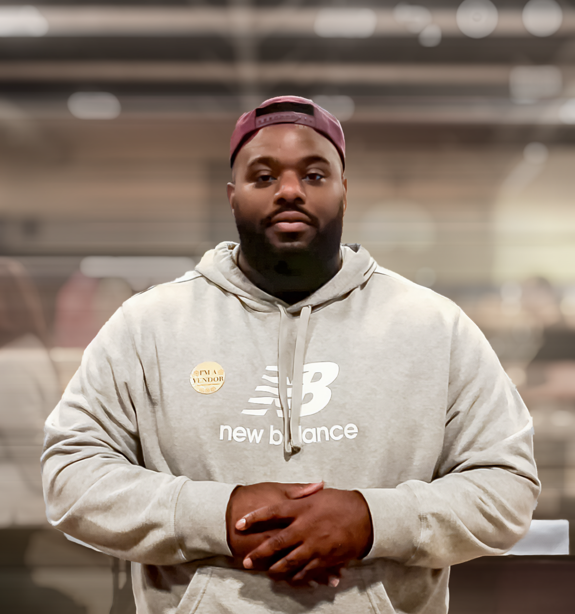 Kojo Clayton, owner of Fire & Desire Candle Co. 