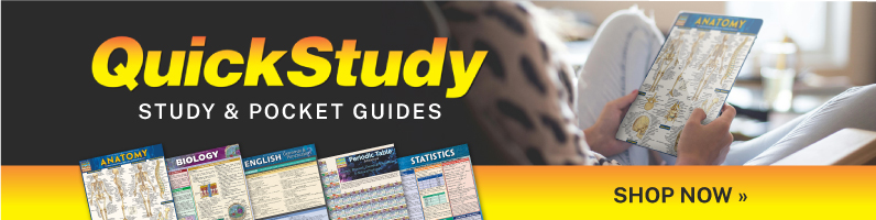 QuickStudy Study & Pocket Guides - Your companion for exam period! Shop now 