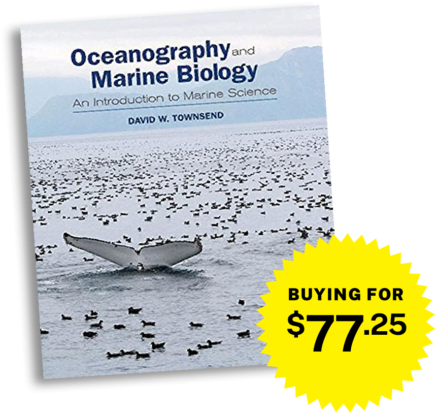 Oceanography and Marine Biology  An introduction to Marine Science  BUYING FOR  $77.25 +tax