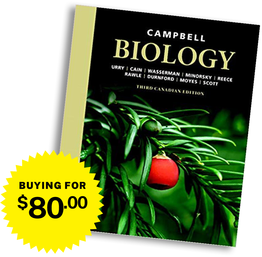 Campbell Biology  Third Canadian Edition  BUYING FOR  $80.00 +tax