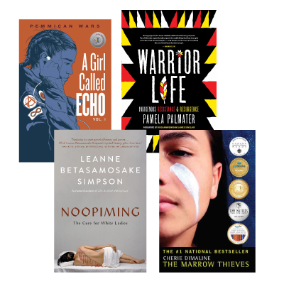 Indigenous Titles: A Girl Called ECHO, Warrior Life, Noopiming: The Cure for White Ladies, The Marrow Thieves